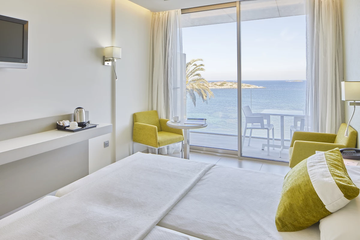Chambre Standard vue mer, Hôtel Torre del Mar, Ibiza, Baléares