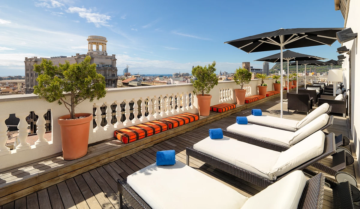 Rooftop, H10 Montcada boutique Hotel, Barcelone, Espagne
