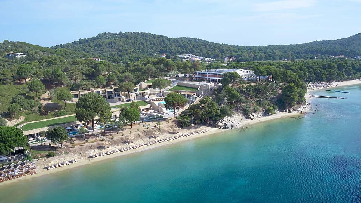 Vue aérienne de l'hôtel, hôtel ELIVI Skiathos