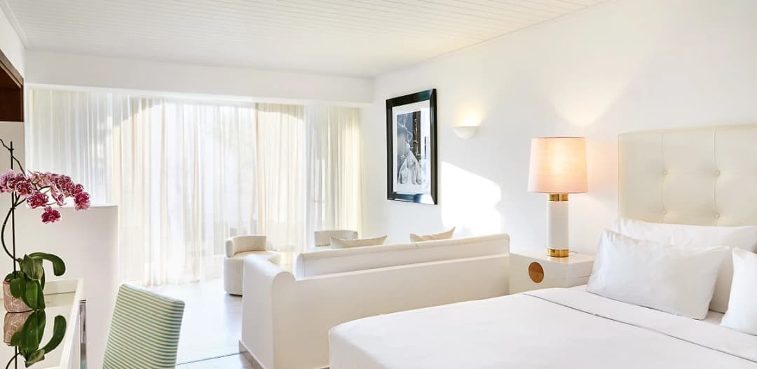 Suite bungalow palace famille vue jardin