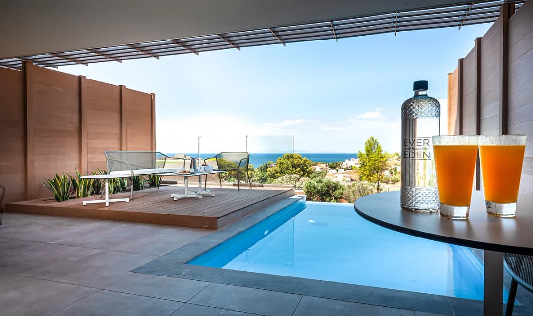 Suite famille avec piscine privée