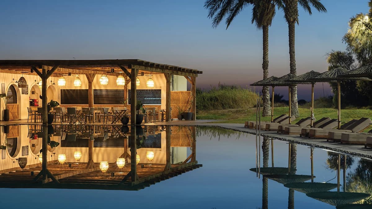 Beach bar, Grecotel Casa Paradiso, Kos, Grèce