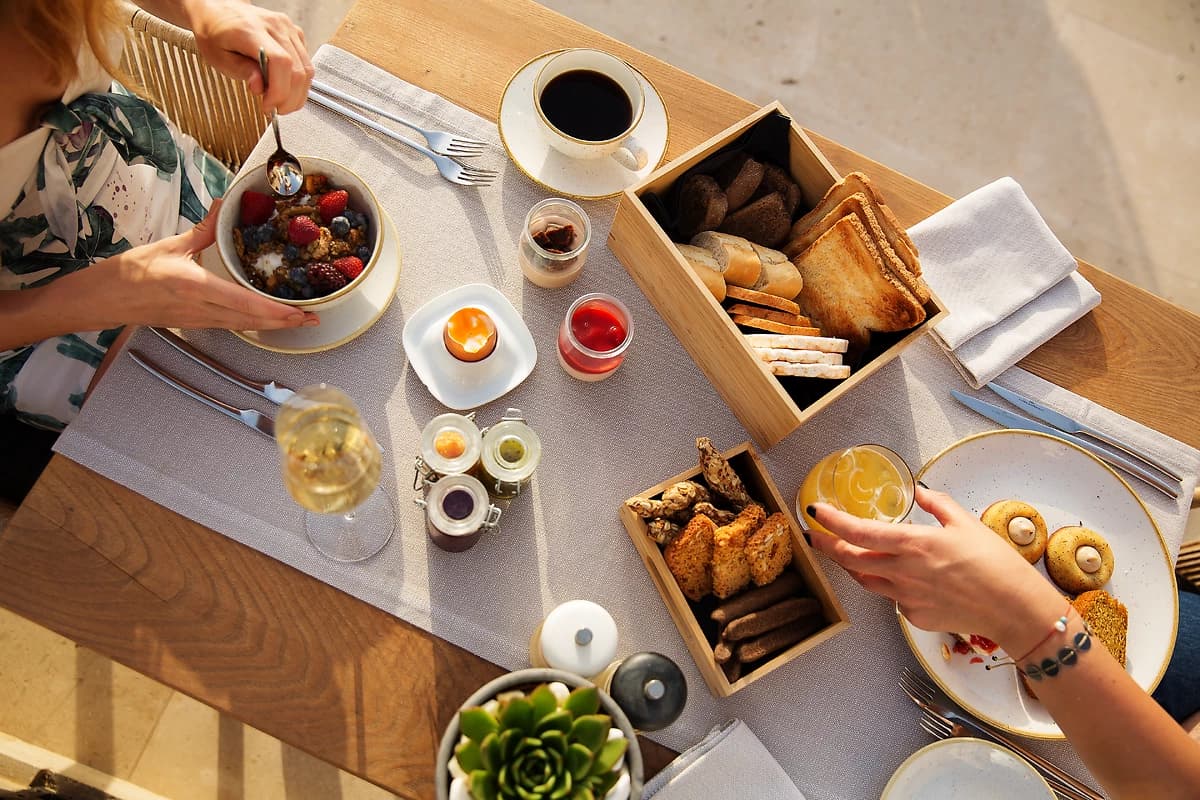 Petit déjeuner, Domes Noruz Chania, Autograph Collection, Crète, Grèce