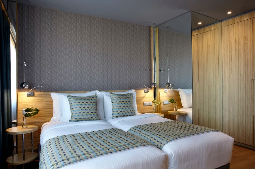 Chambre standard twin vue Atrium