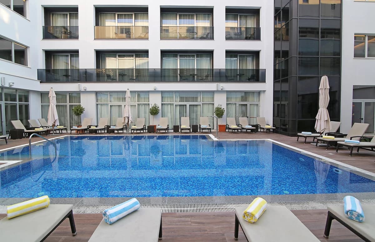 Piscine, Hôtel Lero, Dubrovnik, Croatie