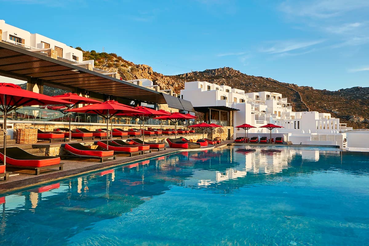 Piscine, Myconian Avaton, Mykonos, Grèce
