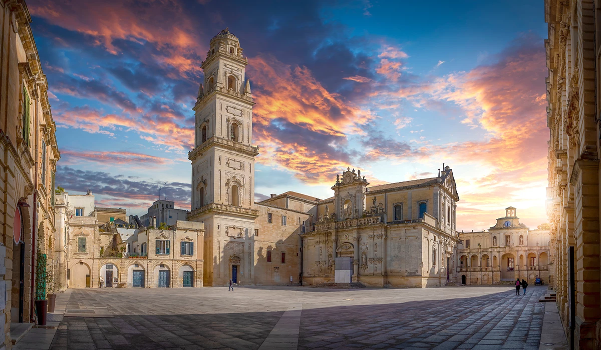 Piazza del Duomo square, Lecce