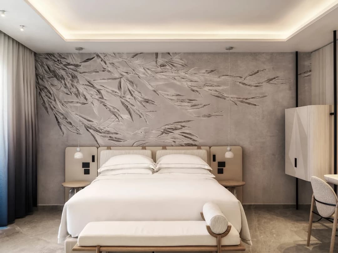 Chambre Delta avec vue partielle sur la mer