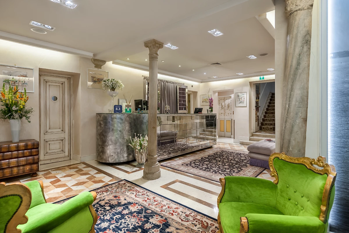 Réception de l'hôtel, hôtel Ca' dei Conti