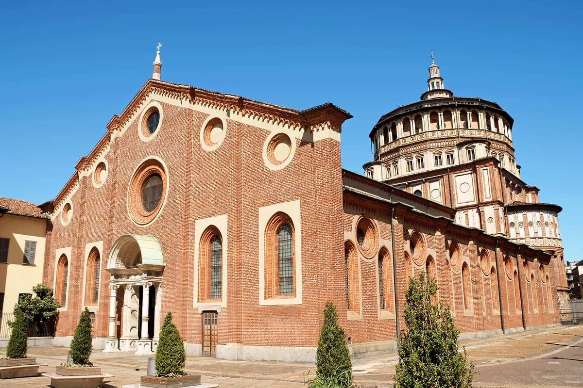 Eglise Santa Maria delle Grazie, Milan, Lombardie, Italie