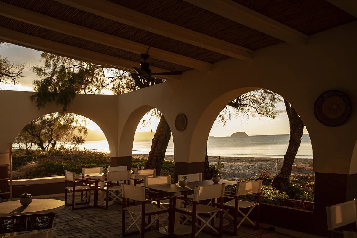 Terrasse du restaurant Meze, Domes Aulūs Zante
