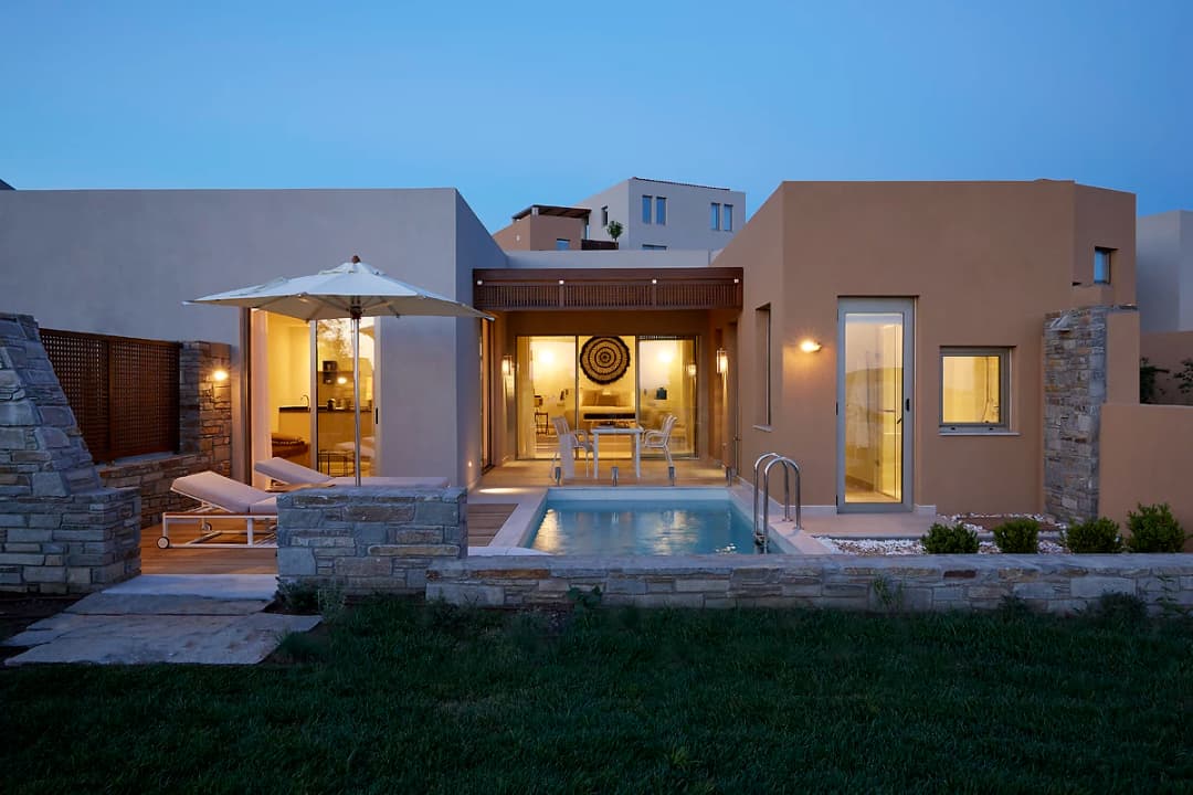 Villa océan piscine, 1 chambre et jardin privé