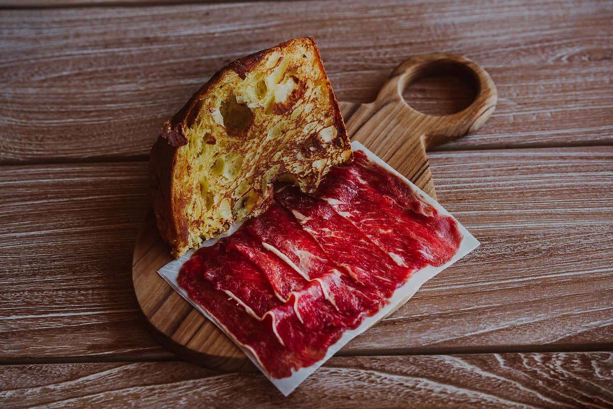 Plat servi au restaurant Beefbar, Andronis Arcadia Hotel, Santorin, Grèce