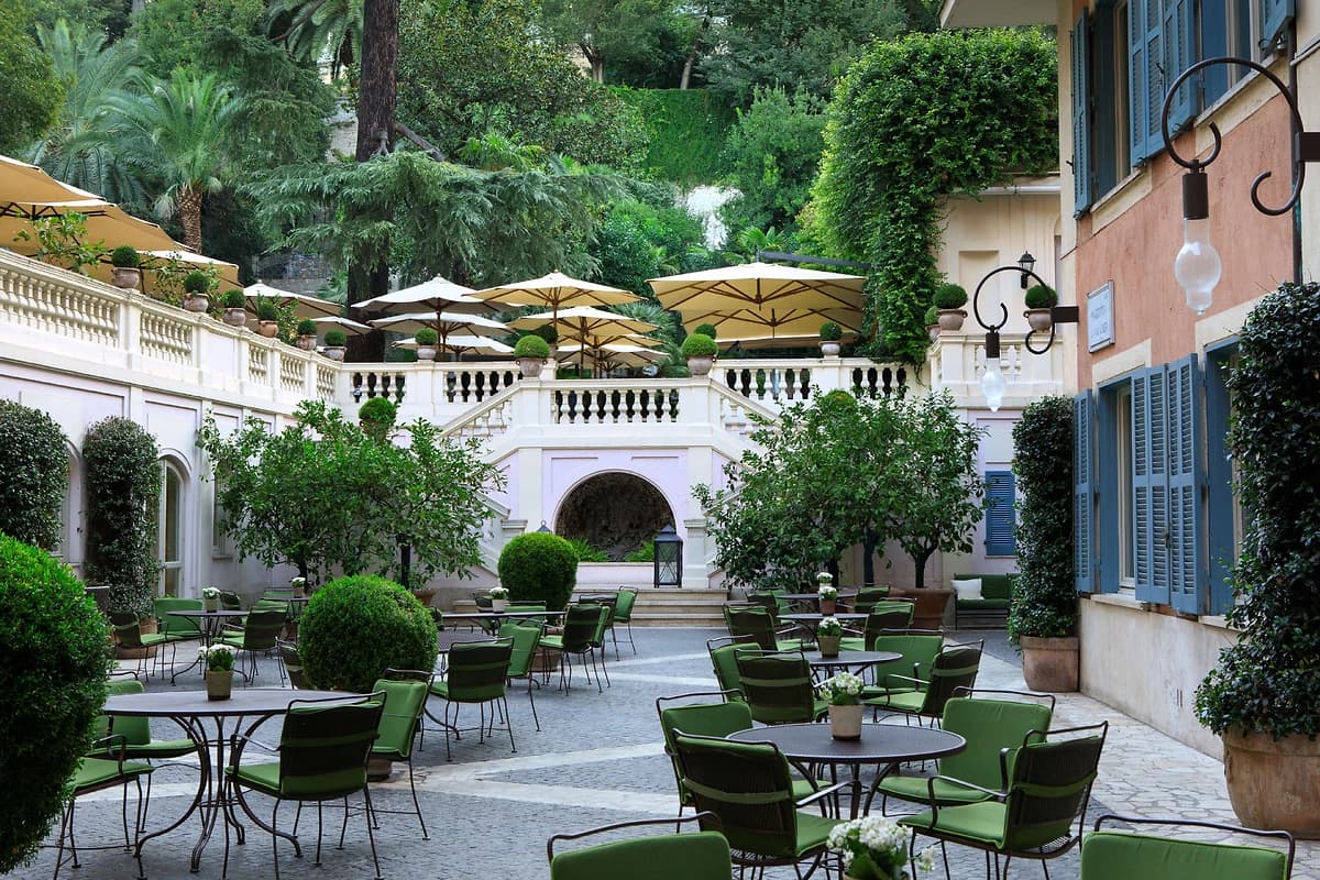 Stravinskij Bar, Hotel de Russie, Rome, Italie