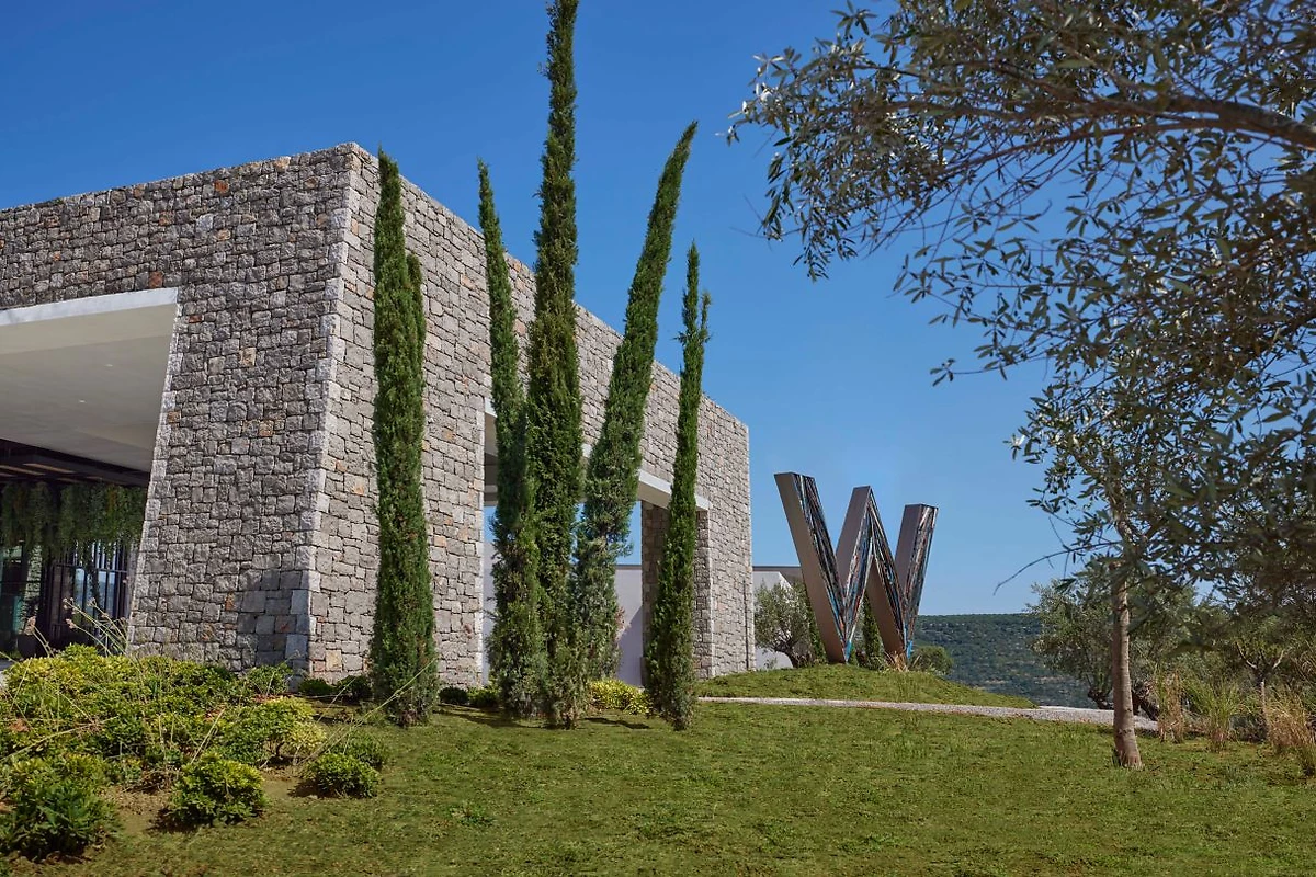 Vue extérieure de l'hôtel, hôtel W Costa Navarino