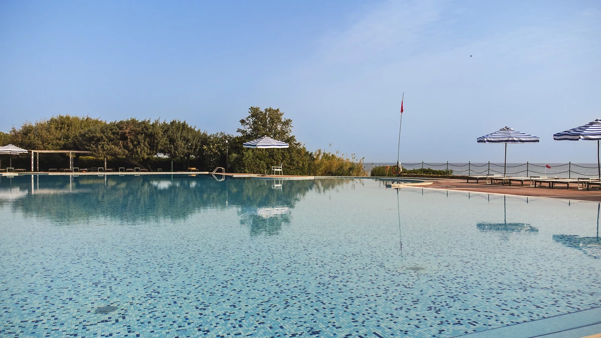 Piscine de l'hôtel, hôtel Mangia's Brucoli