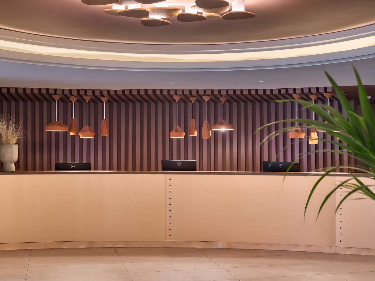 Réception de l'hôtel, Domes Aulūs Zante