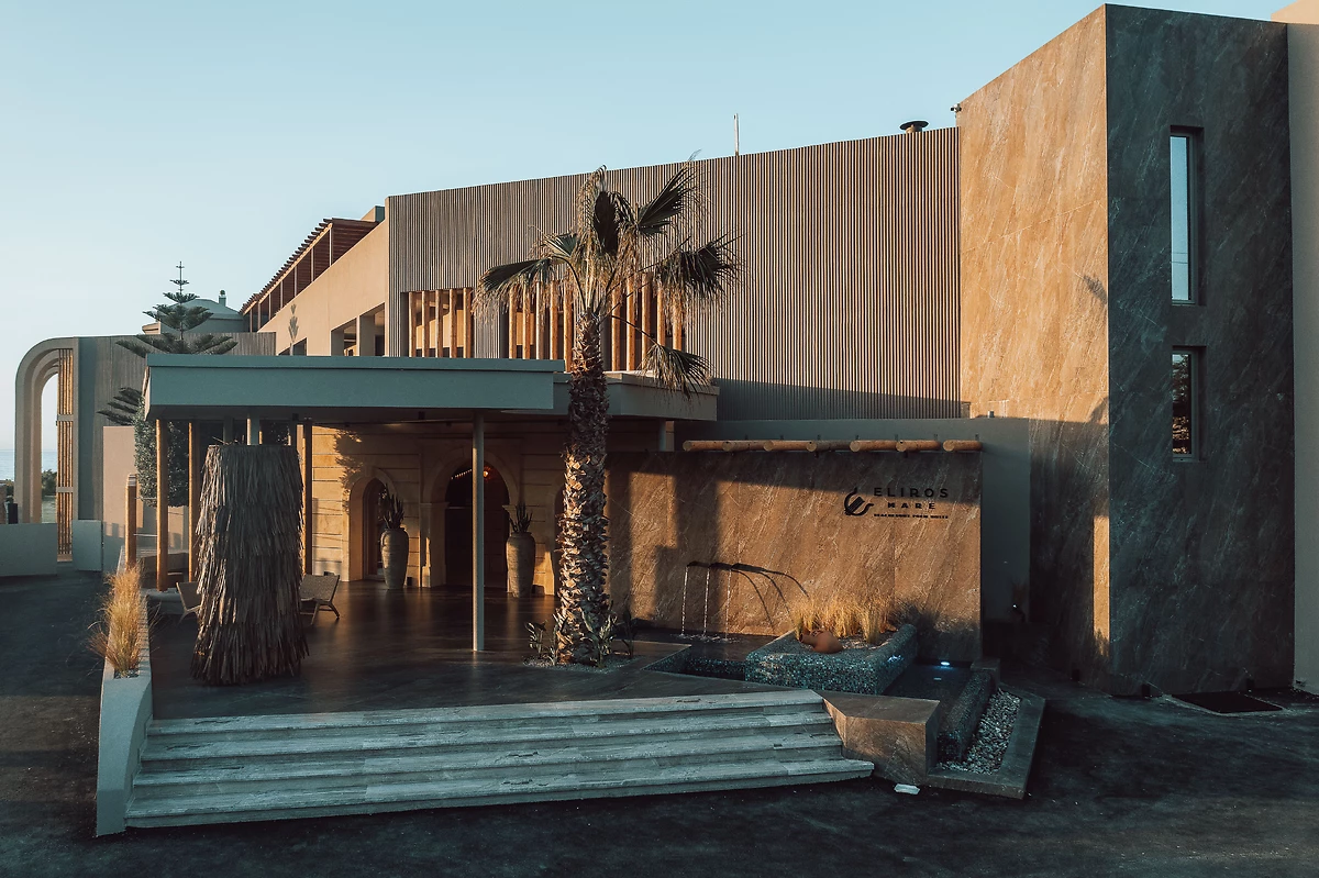 Extérieur de l'hôtel, Eliros Mare, Crète, Grèce