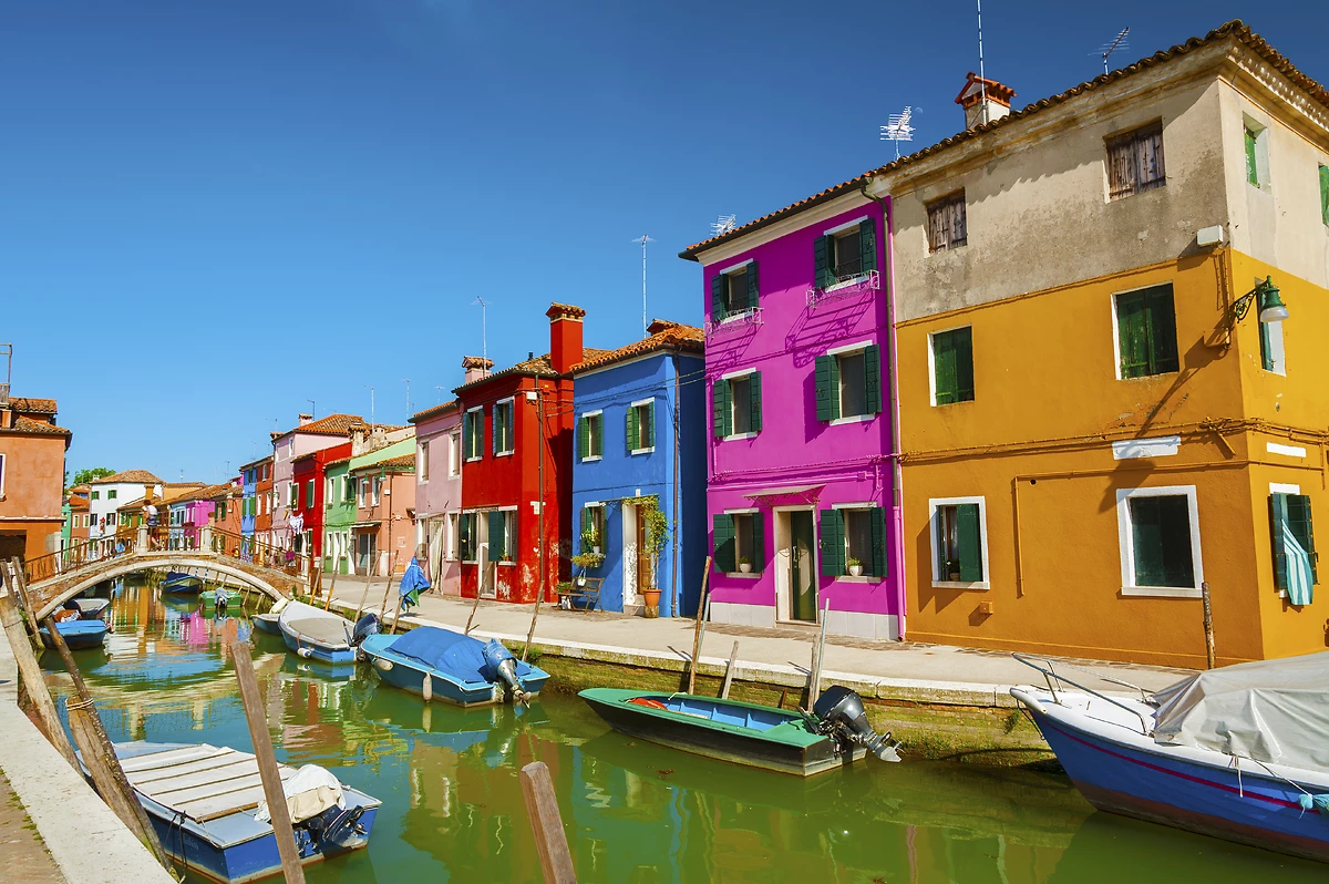Burano et ses maisons de pêcheurs colorées
