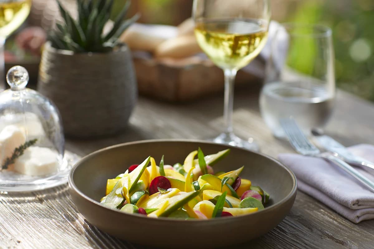 Plat servis dans l'un des restaurants de l'hôtel, Porto Sani