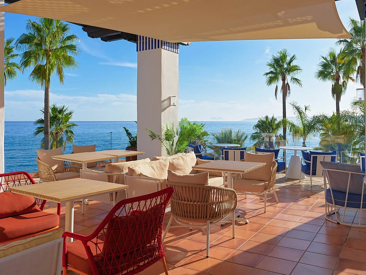 Terrasse Chill-Out Mediterraneo, H10 Estepona Palace, Costa del Sol, Espagne