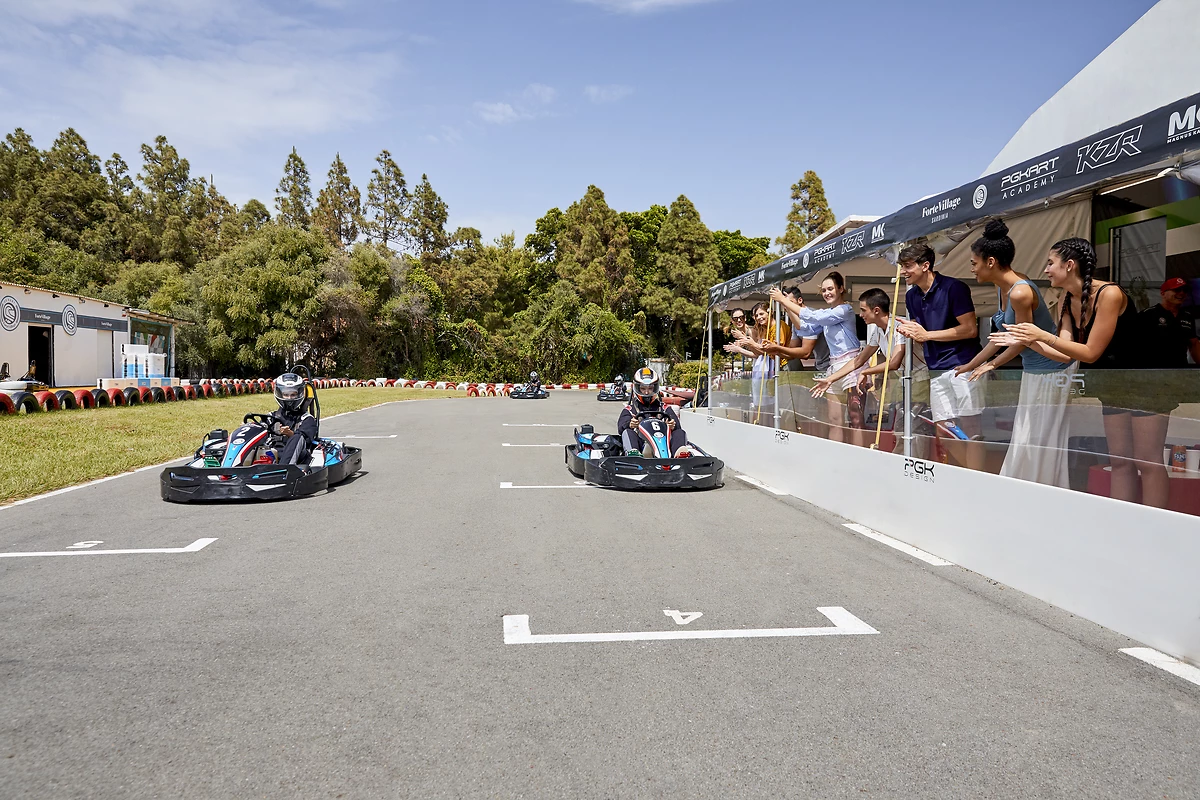 Circuit de karting, Forte Village - Le Palme, Sardaigne, Italie