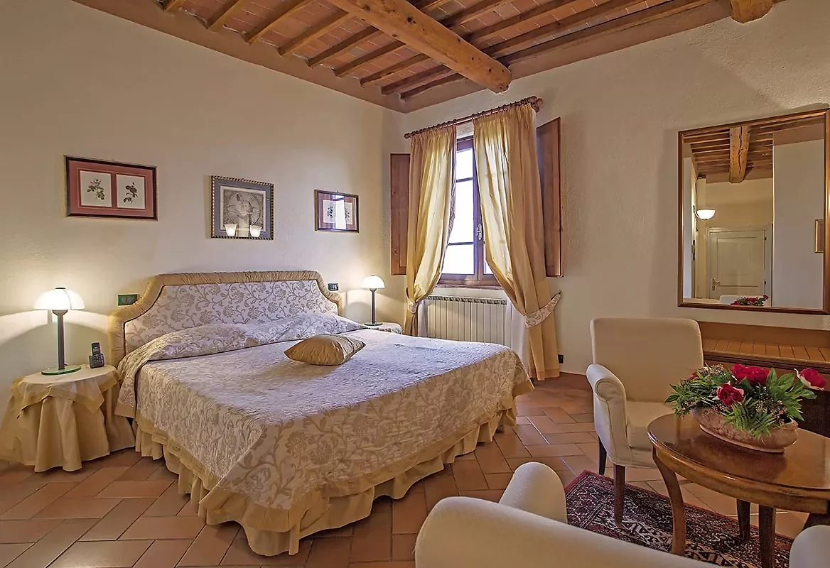 Chambre supérieure, Relais Chiostro di Pienza, Toscane, Italie