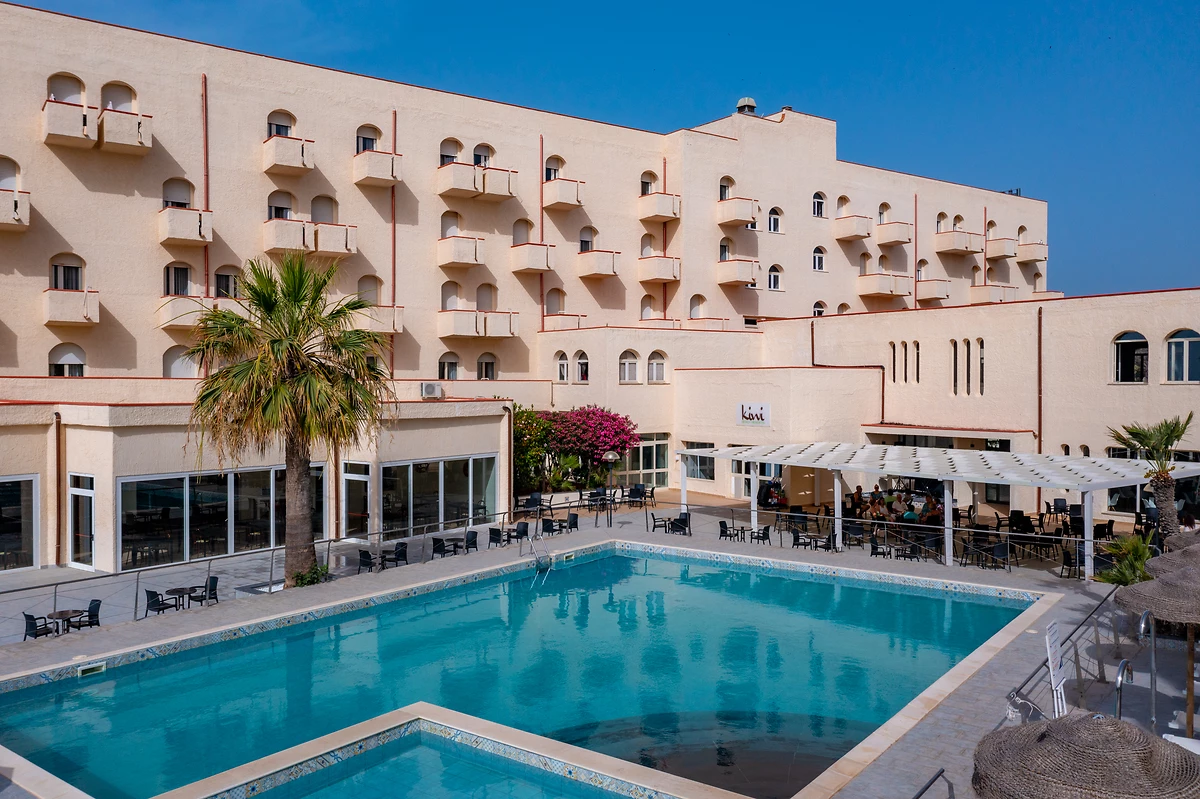 Piscine, Hotel Club Eloro, Sicile, Italie