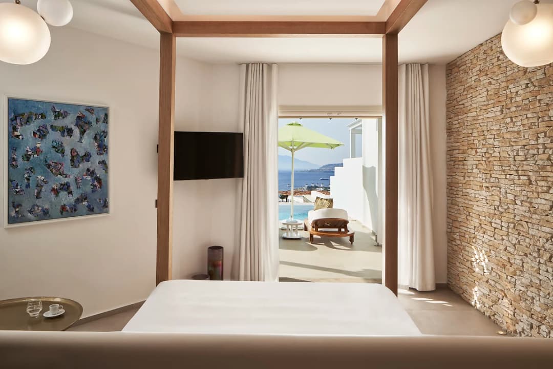 Suite Naia avec piscine et vue mer