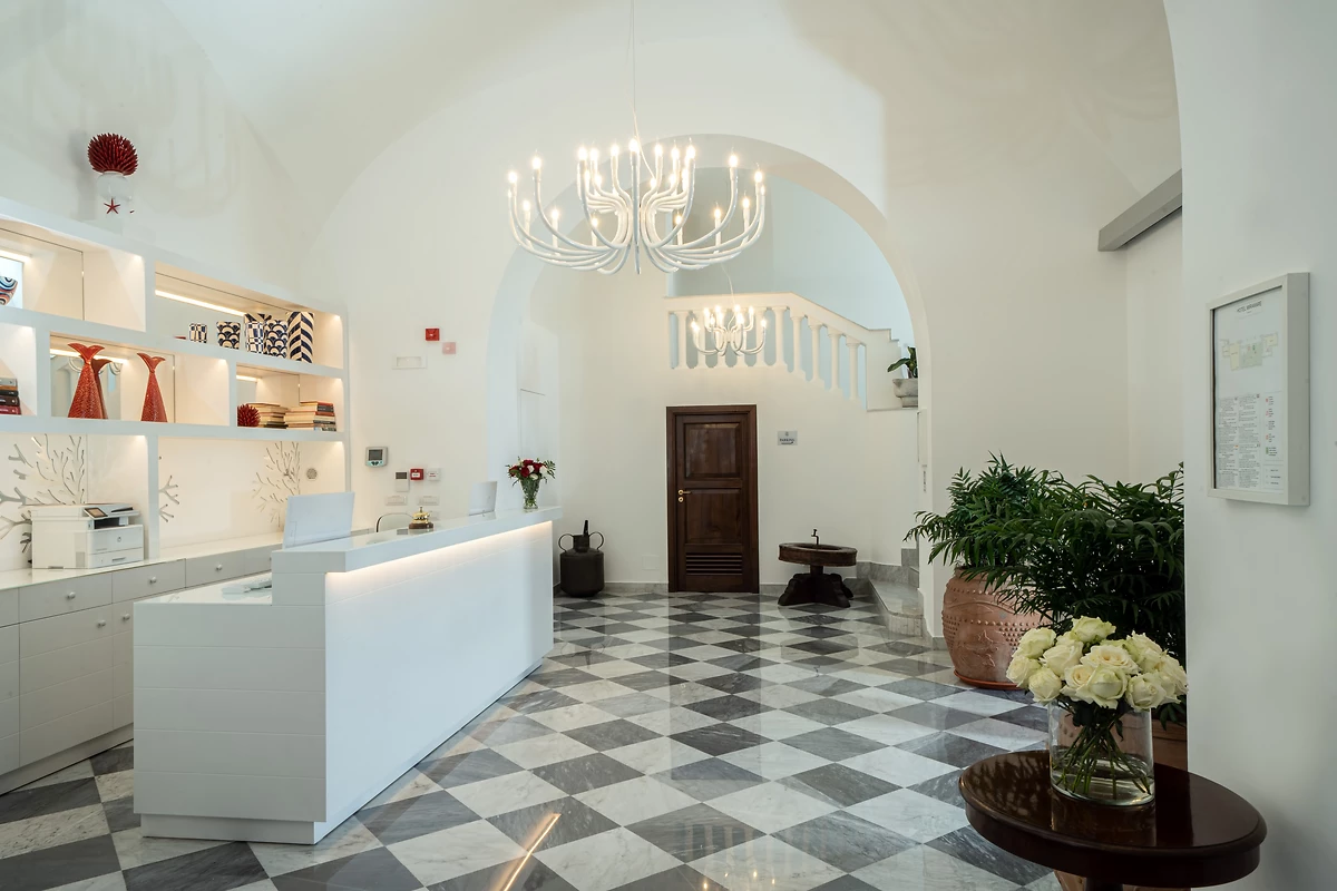 Réception, Miramare Hotel Sorrento, Sorrente, Italie