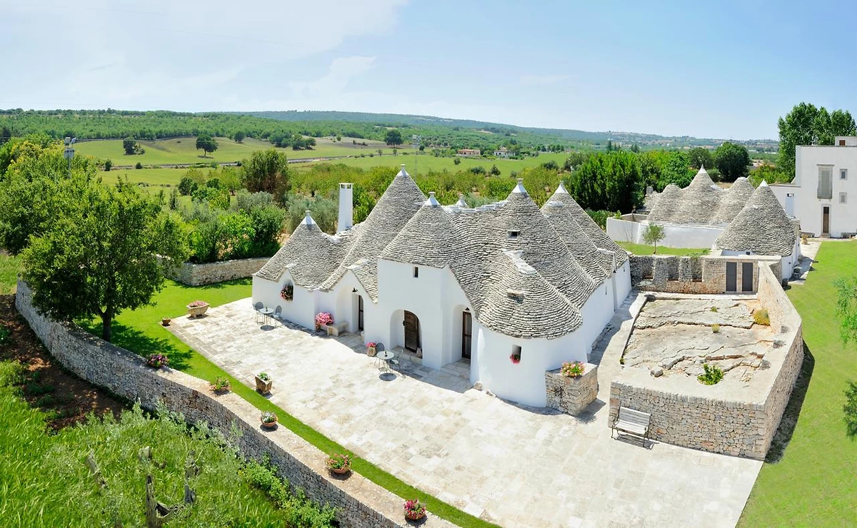 Trulli, Grand Hotel La Chiusa Di Chietri, Alberolbello, Pouilles