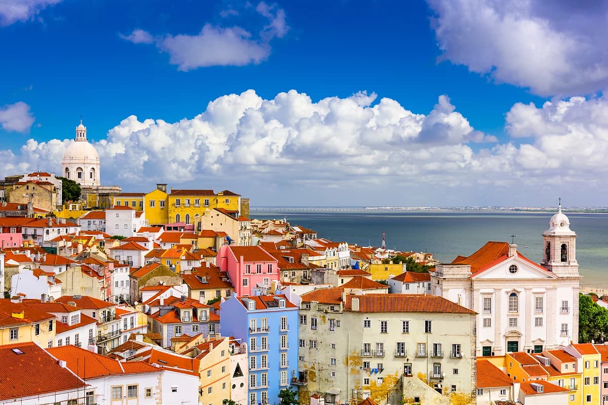 Vue d'Alfama, Lisbonne, Portugal