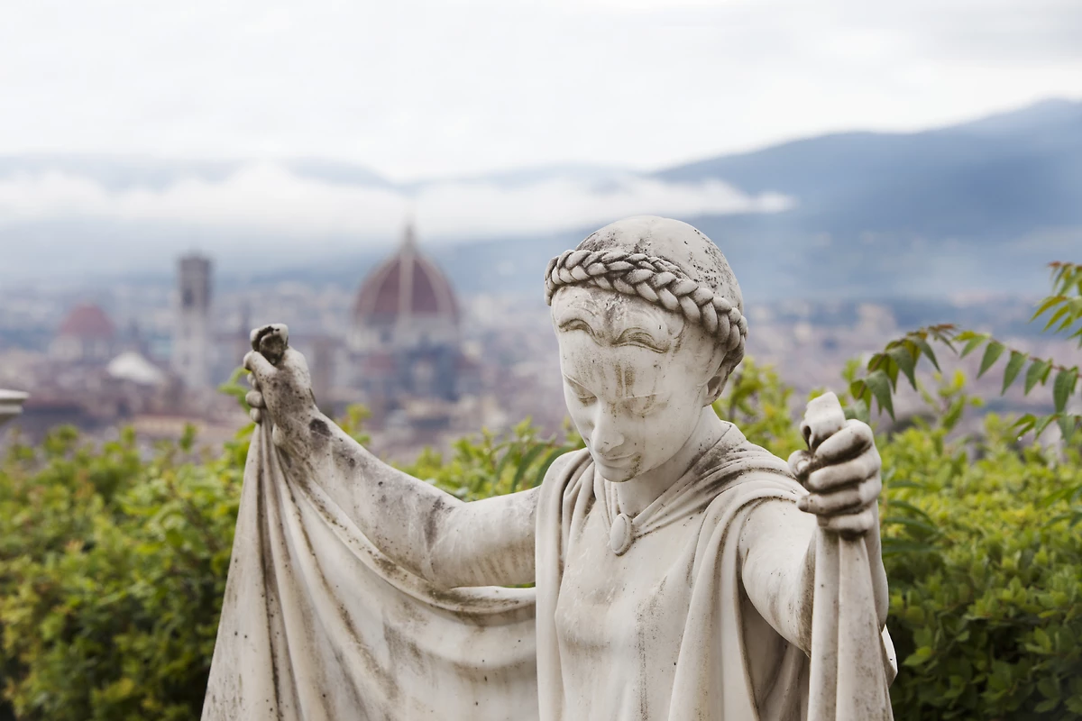 Statue, Florence, Toscane, Italie