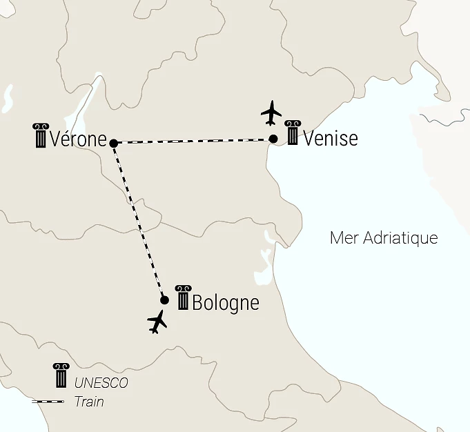Carte du voyage
