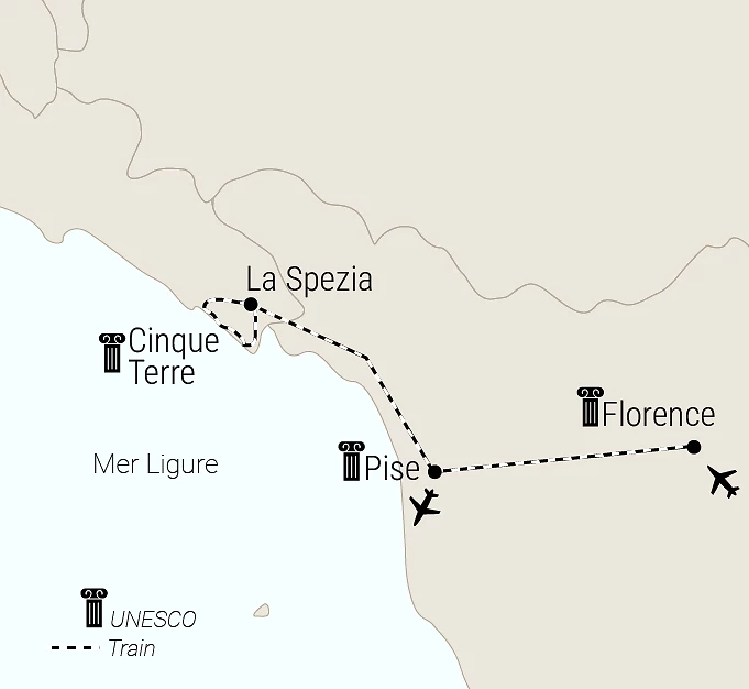 Carte du voyage