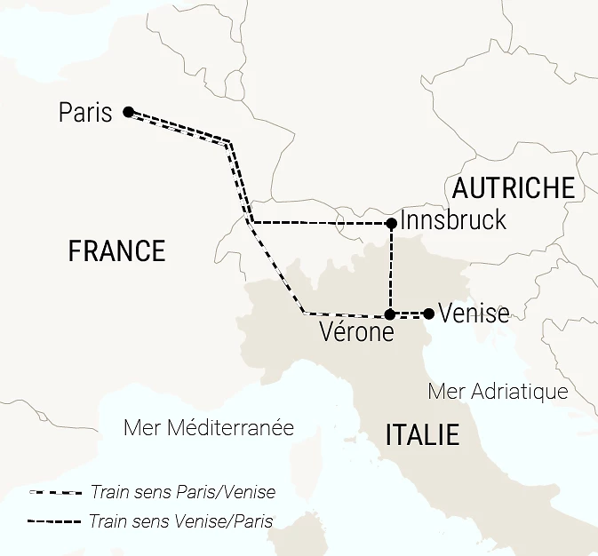 Carte du voyage