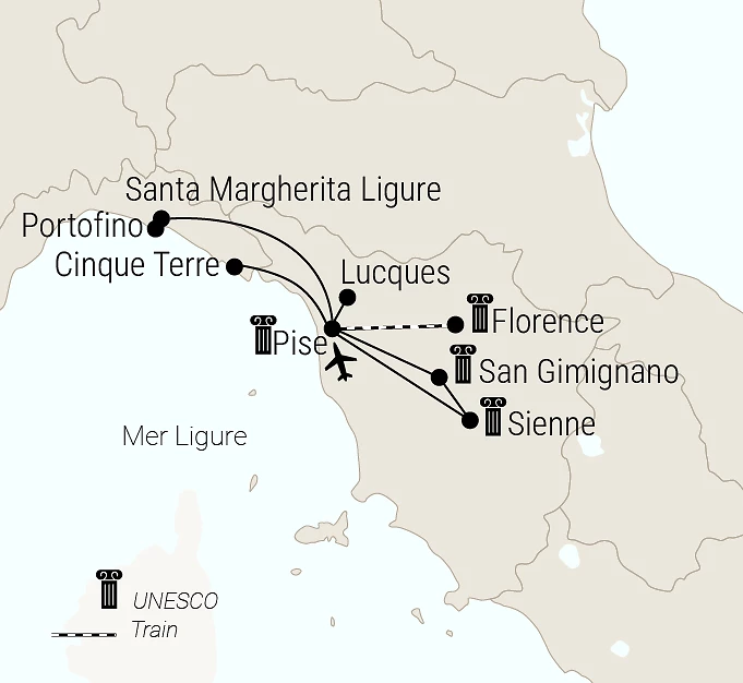 Carte du voyage