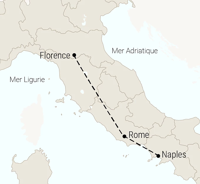 Carte du voyage