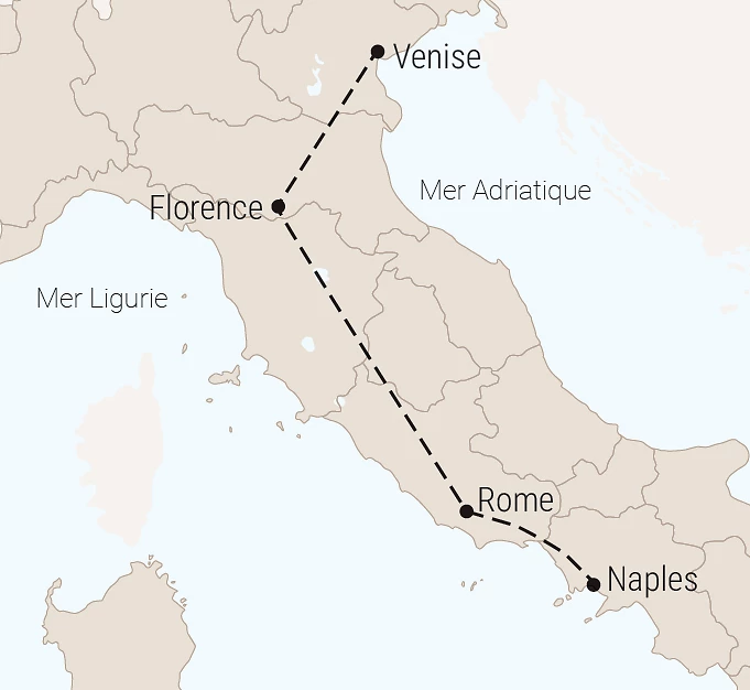 Carte du voyage