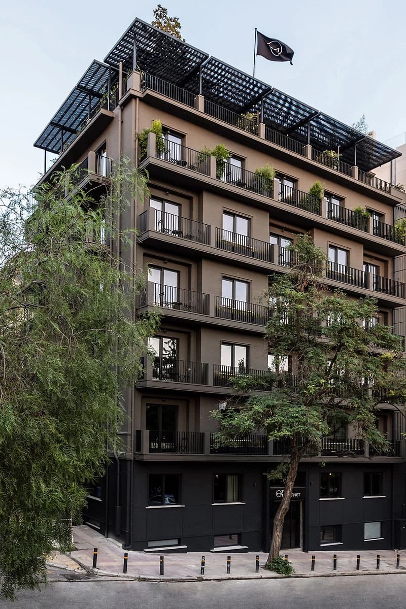 Vue extérieure de l'hôtel, The Modernist Athens, Grèce