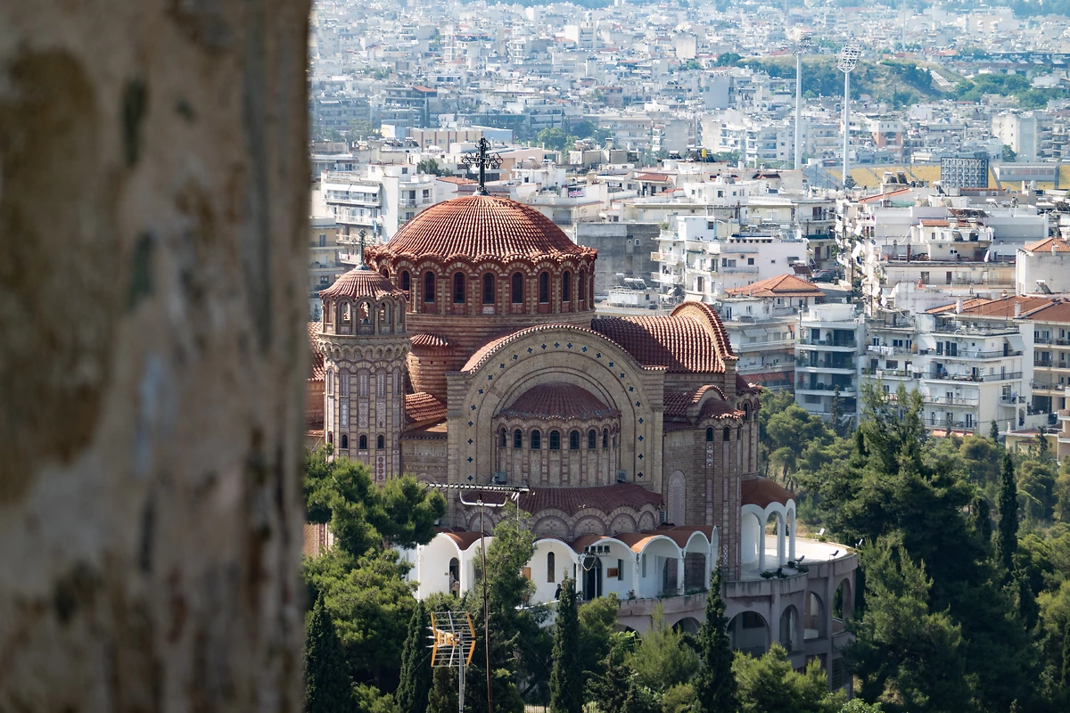 L'ancienne Pella et l'arc de Galère à Thessalonique, Grèce