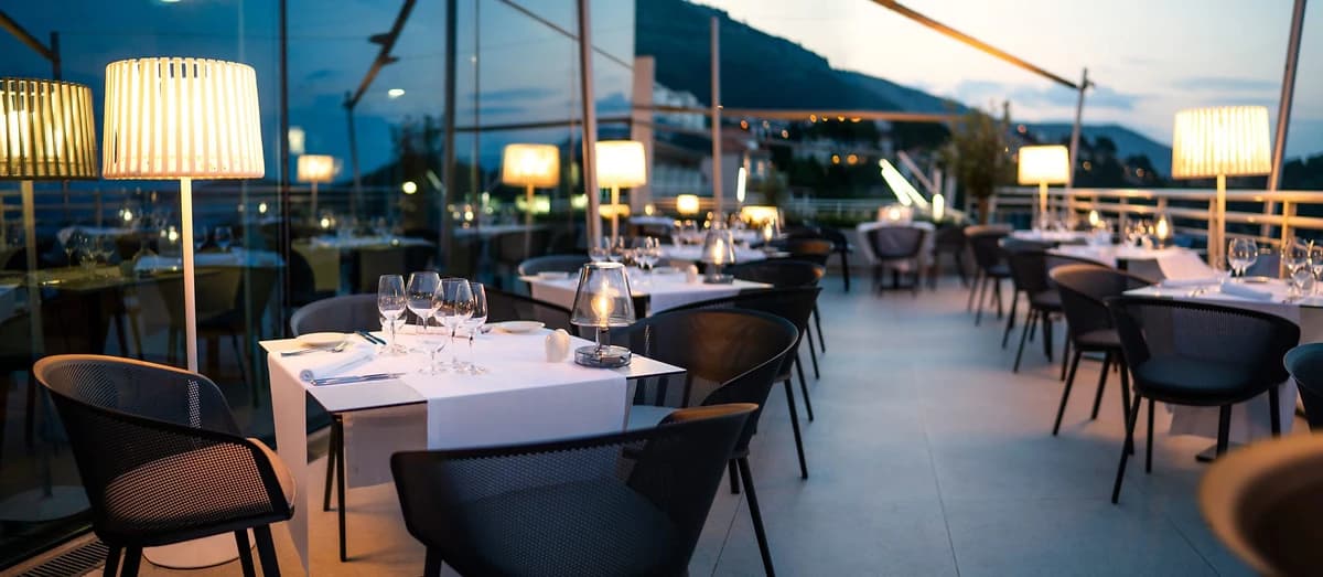 Restaurant Vapor, Hôtel Bellevue, Dubrovnik, Croatie