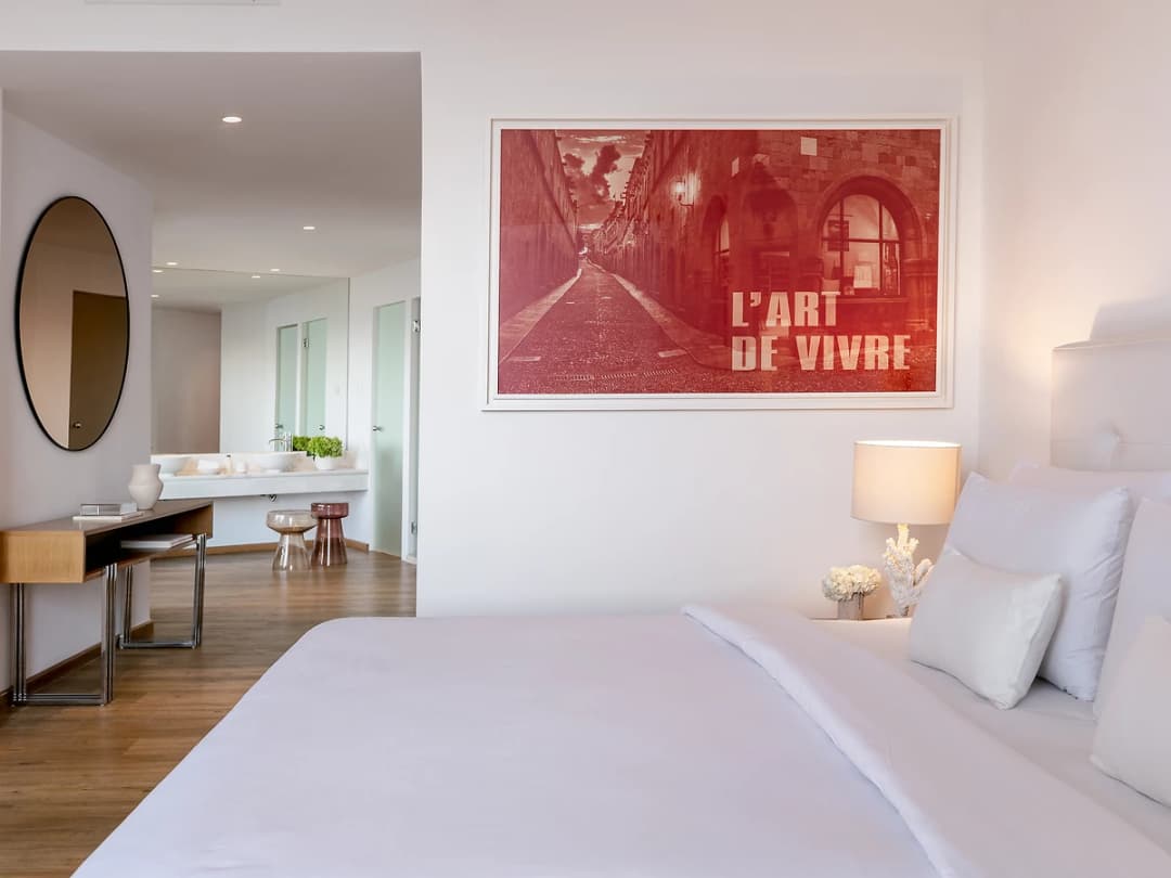 Chambre double vue jardin