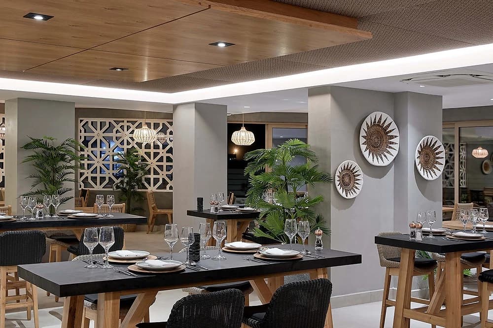 Restaurant, Pepper Sea Club Hotel, Crète, Grèce