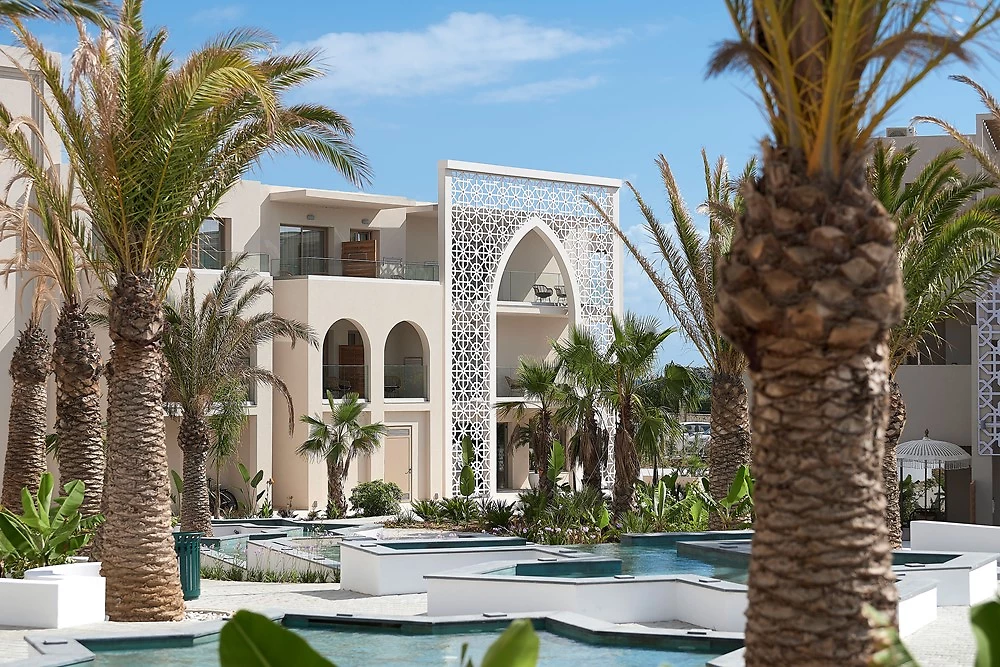 Jardins et fontaines, Pepper Sea Club Hotel, Crète, Grèce