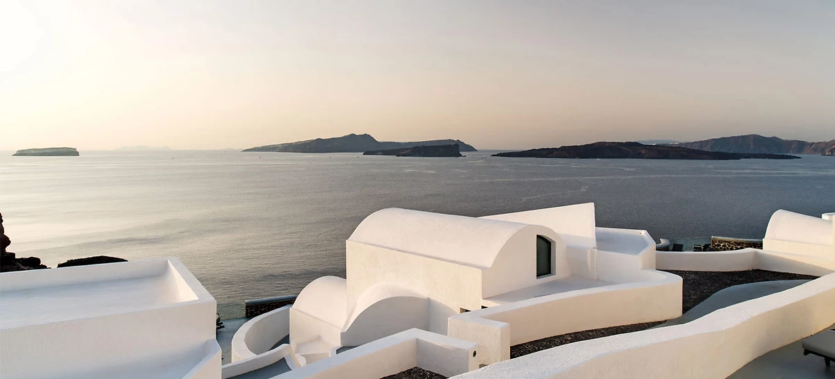 Vue sur l'hôtel, Grand Ambassador, Santorin, Grèce