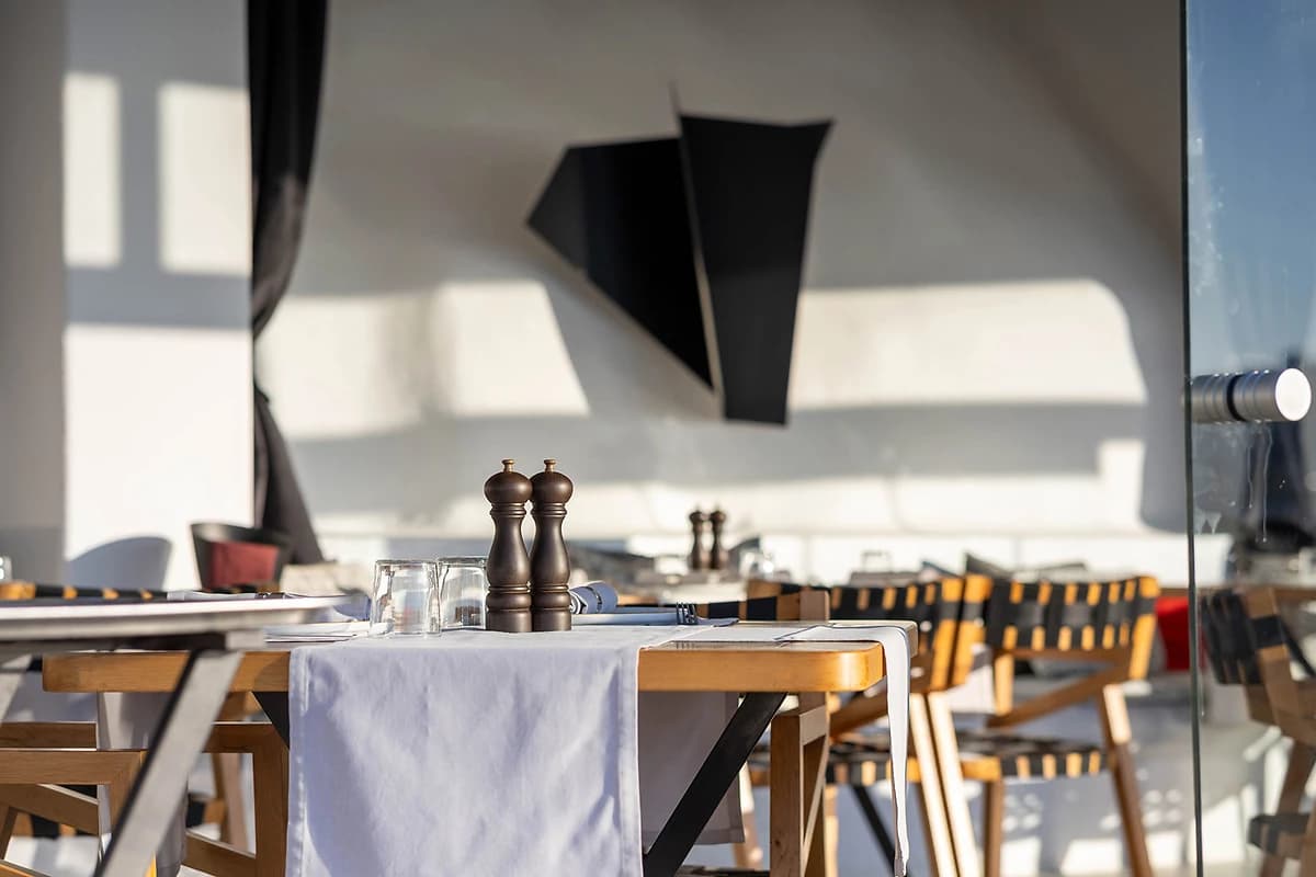 Restaurant, Grand Ambassador, Santorin, Grèce