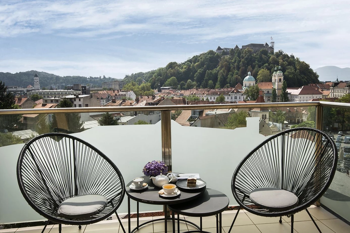 Balcon, City Hotel Ljubljana, Slovénie