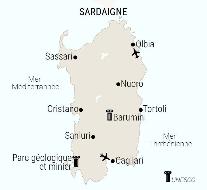 Sardaigne carte 