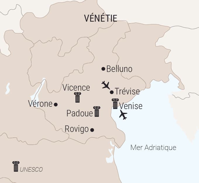 carte vénétie